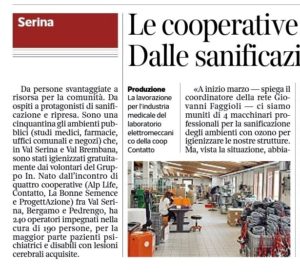 Corriere della Sera , Serina