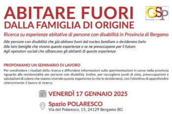 Percorsi di residenzialità per persone con disabilità: ricerca e sperimentazione